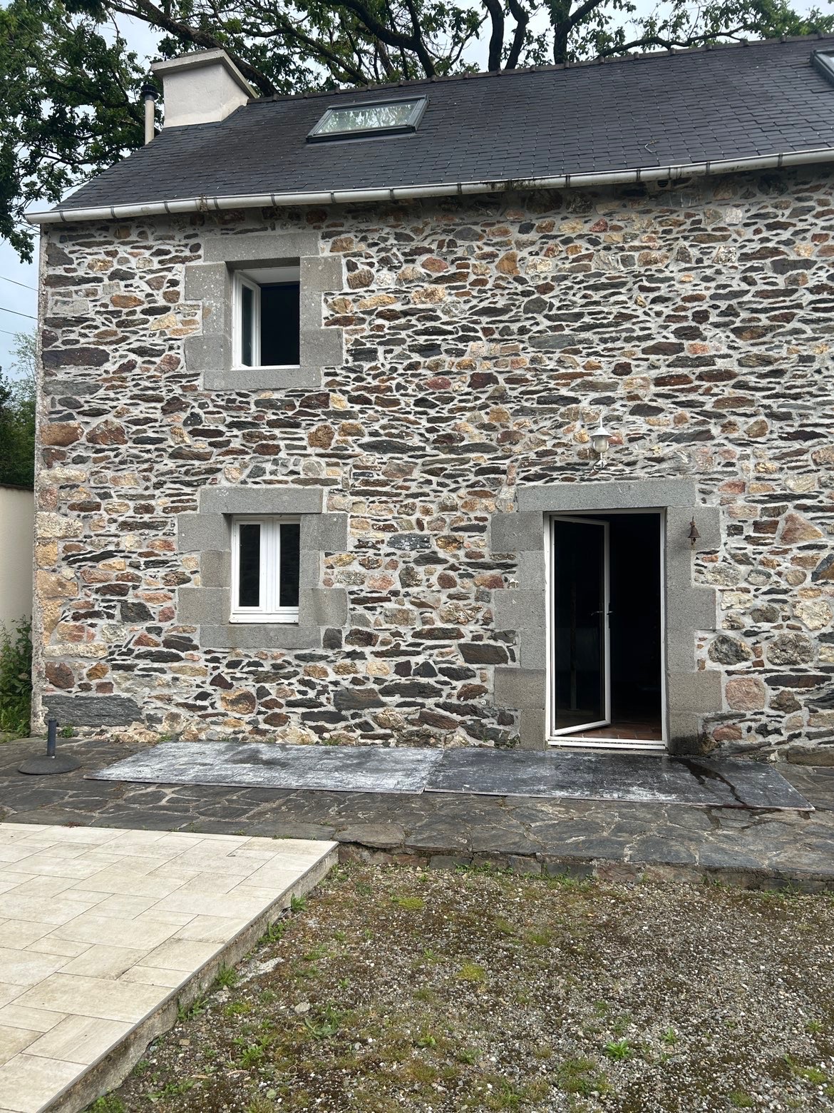 Réhabilitation maison en pierre — Finistère