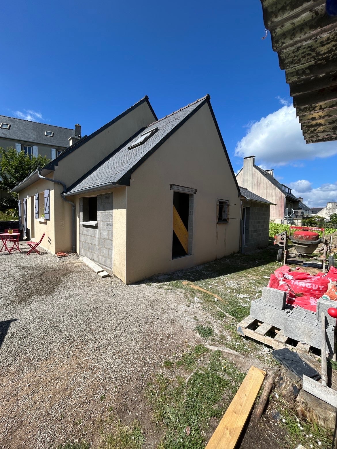 Extension maison bretonne — RIO Construction