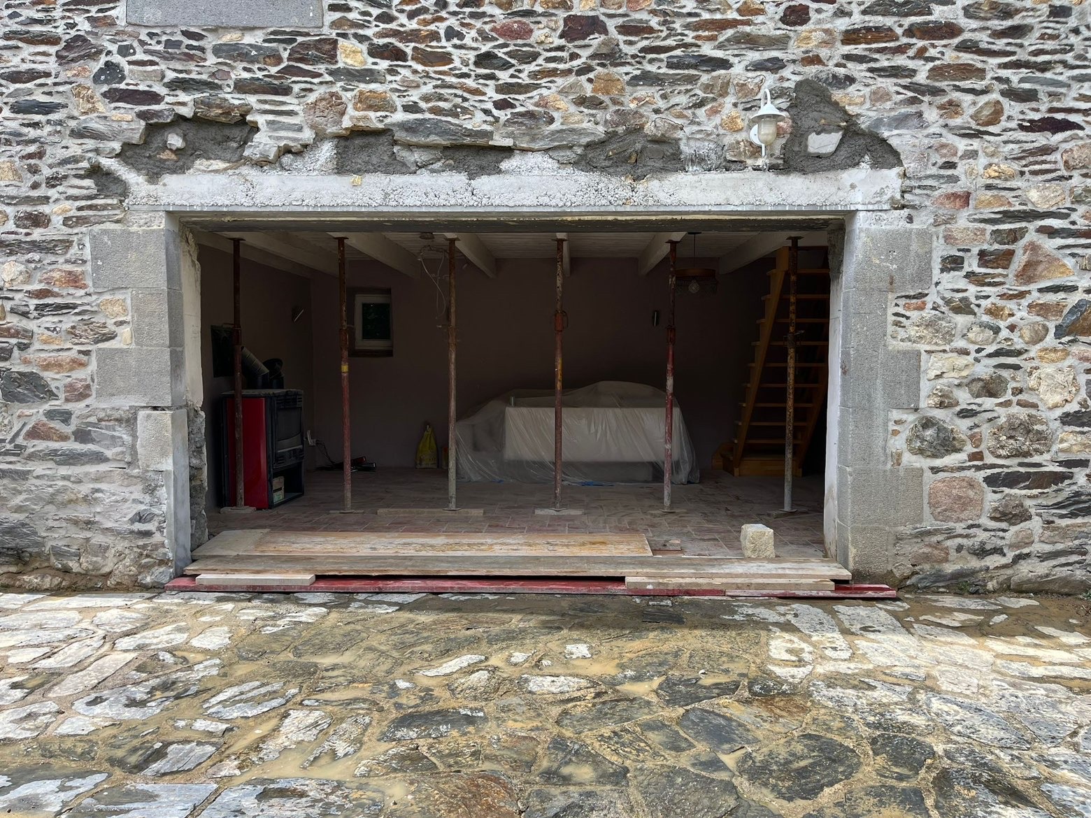Grande ouverture maison bretonne — RIO Construction